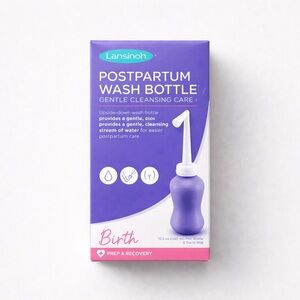 Lansinoh Postpartum Wash Bottle - Purple